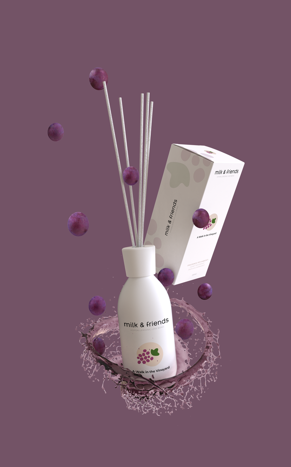 Reed Diffuser A Walk in the Vineyard Milk & Friend
